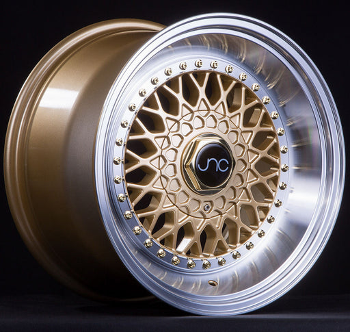 JNC-JNC004s-Gold-Machined-Lip-Gold-Rivets-Gold-18x8.5-73.1-wheels-rims-felger-FelgGiganten