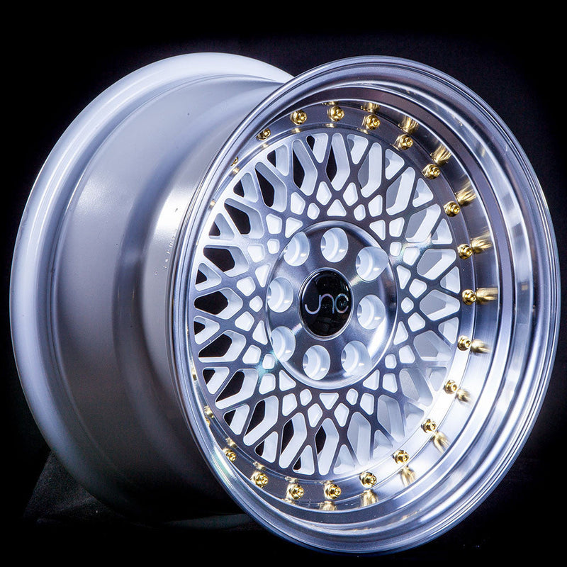 JNC-JNC031-White-Machined-Face-Gold-Rivets-White-15x8-73.1-wheels-rims-felger-FelgGiganten