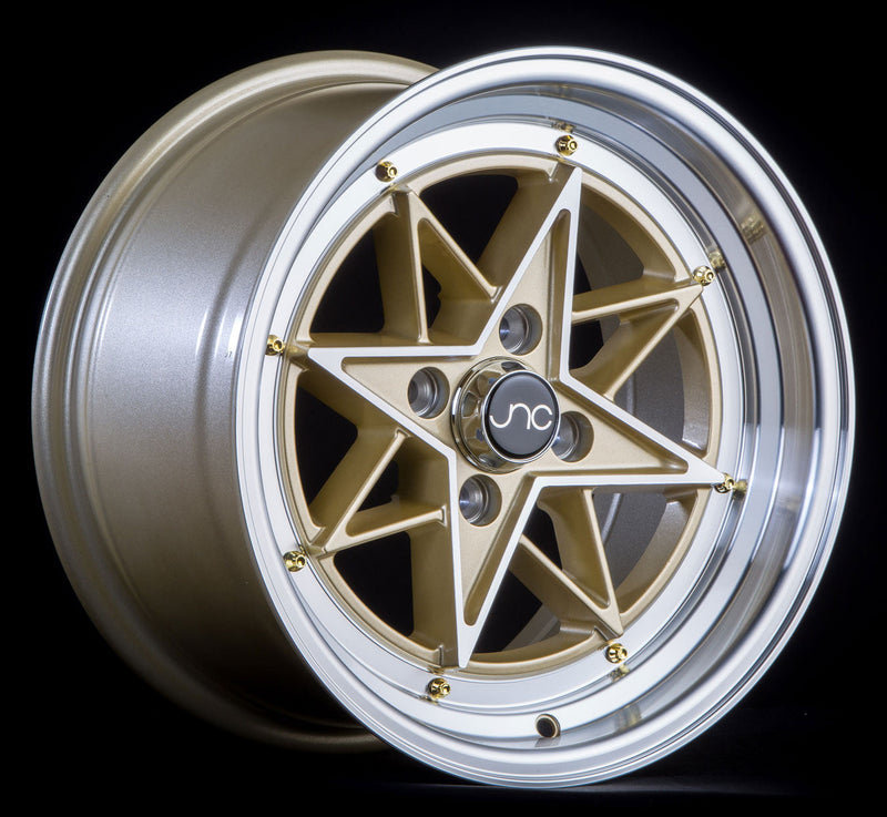 JNC-JNC025-Gold-Machined-Face-Gold-Rivets-Gold-15x8-73.1-wheels-rims-felger-FelgGiganten