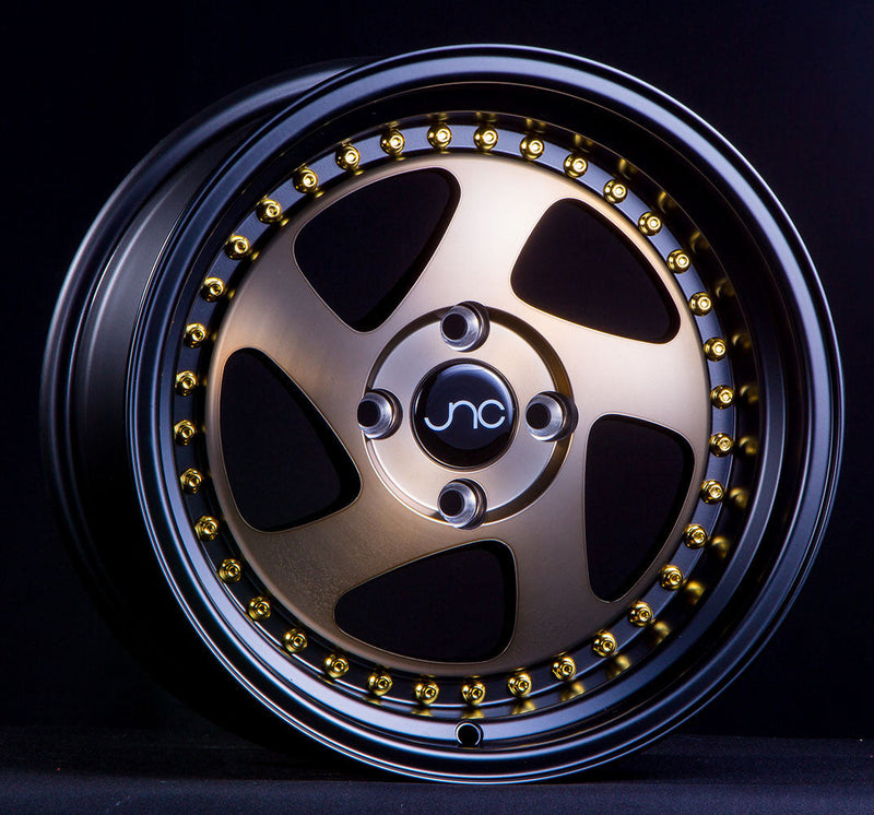 JNC-JNC034-Black-Bronze-Lip-Gold-Rivets-Black-15x8-73.1-wheels-rims-felger-FelgGiganten