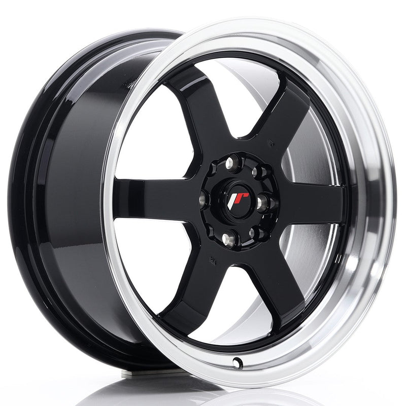 felger-Japan-Racing-JR12-Gloss-Black-17x8-5x100/5x114.3-et-33-73.1mm