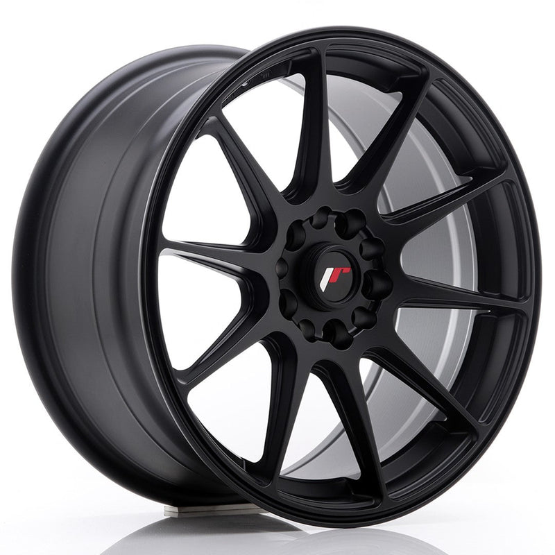 felger-Japan-Racing-JR11-Matt-Black-17x8.25-5x100/5x114.3-et-35-73.1mm