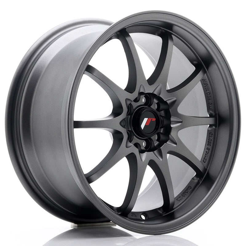 felger-Japan-Racing-JR5-Matt-Gunm-et-al-17x8.5-5x100/5x114.3-et-35-73.1mm
