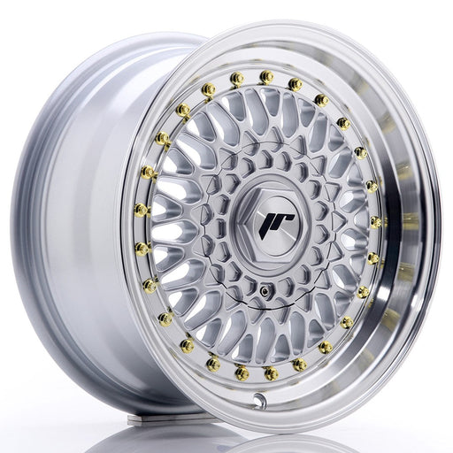 felger-Japan-Racing-JR9-Silver-w/Machined-Lip-15x7-4x100/4x108-et-20-74.1mm