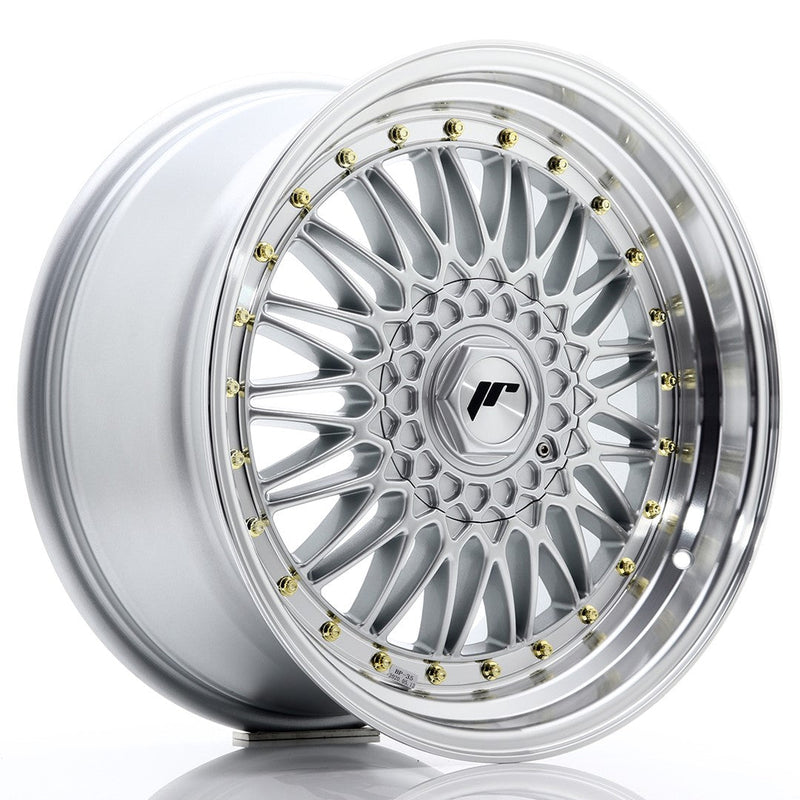 felger-Japan-Racing-JR9-Silver-w/Machined-Lip-18x9-5x112/5x114.3-et-40-74.1mm