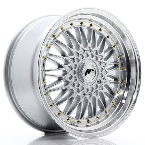 felger-Japan-Racing-JR9-Silver-w/Machined-Lip-18x9-5x112/5x114.3-et-40-74.1mm