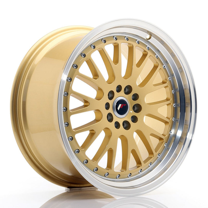 felger-Japan-Racing-JR10-Gold-w/Machined-Lip-19x9.5-5x112/5x114.3-et-35-74.1mm