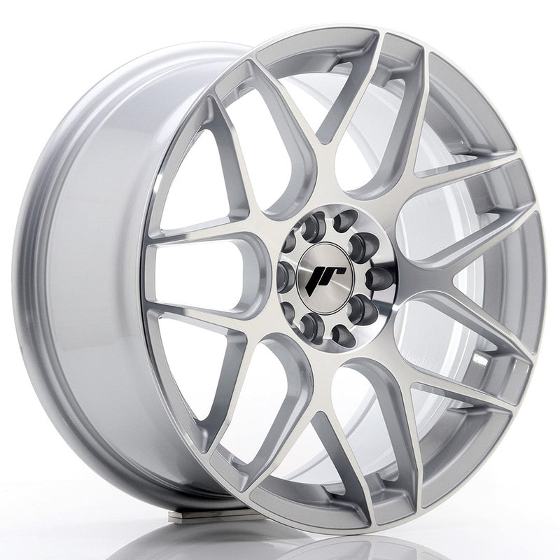 felger-Japan-Racing-JR18-Silver-Machined-17x8-4x100/4x114.3-et-35-73.1mm
