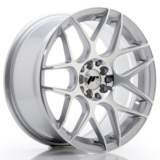 felger-Japan-Racing-JR18-Silver-Machined-17x8-4x100/4x114.3-et-35-73.1mm