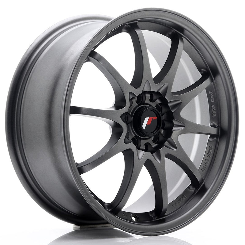 felger-Japan-Racing-JR5-Matt-Gunm-et-al-17x7.5-5x100/5x114.3-et-35-73.1mm