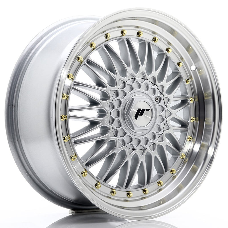 felger-Japan-Racing-JR9-Silver-w/Machined-Lip-18x8-BLANK-35-40-74.1mm