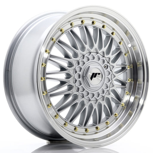 felger-Japan-Racing-JR9-Silver-w/Machined-Lip-18x8-BLANK-35-40-74.1mm