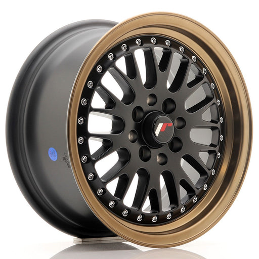 felger-Japan-Racing-JR10-Matt-Black-w/Bronze-Lip-15x7-4x100/4x108-et-30-74.1mm