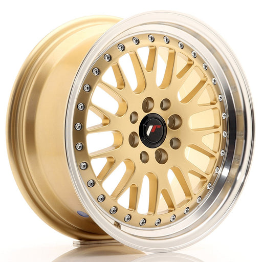 felger-Japan-Racing-JR10-Gold-w/Machined-Lip-16x7-4x100/4x108-et-30-67.1mm