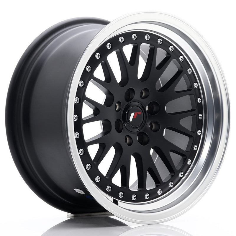felger-Japan-Racing-JR10-Matt-Black-w/Machined-Lip-16x8-4x100/4x108-et-20-67.1mm