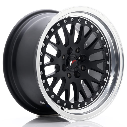 felger-Japan-Racing-JR10-Matt-Black-w/Machined-Lip-16x8-4x100/4x108-et-20-67.1mm