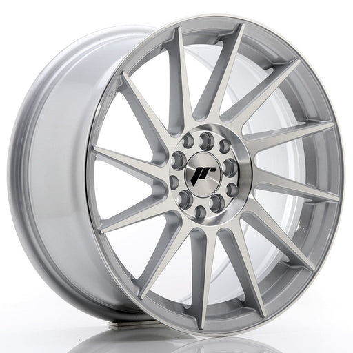 felger-Japan-Racing-JR22-Silver-Machined-Face-17x8-4x100/4x114.3-et-35-73.1mm