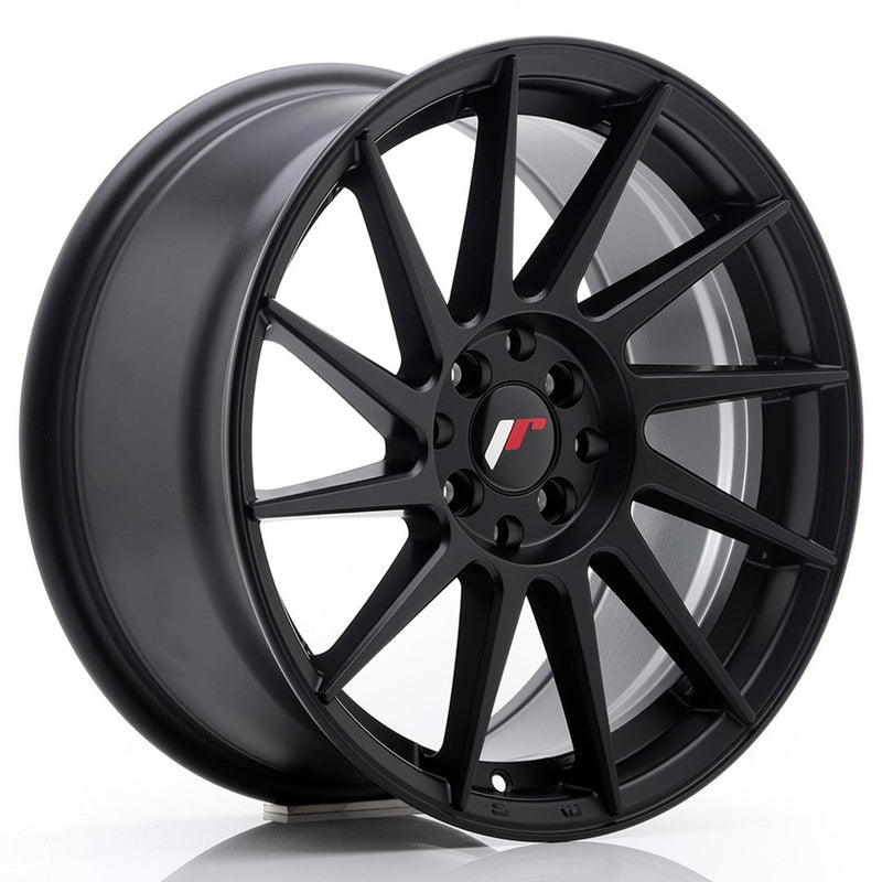 felger-Japan-Racing-JR22-Matt-Black-17x8-5x100/5x114.3-et-35-73.1mm