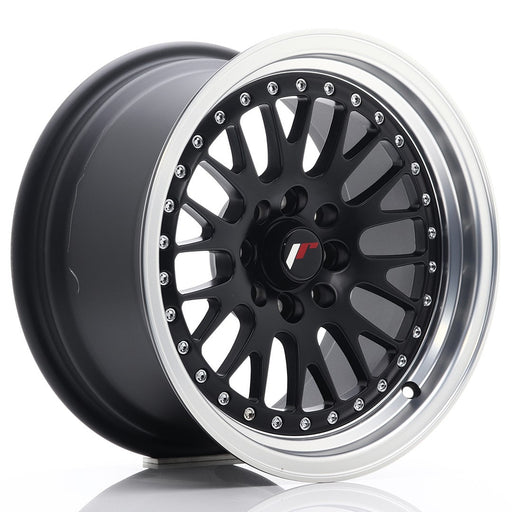 felger-Japan-Racing-JR10-Matt-Black-w/Machined-Lip-15x8-4x100/4x108-et-20-74.1mm