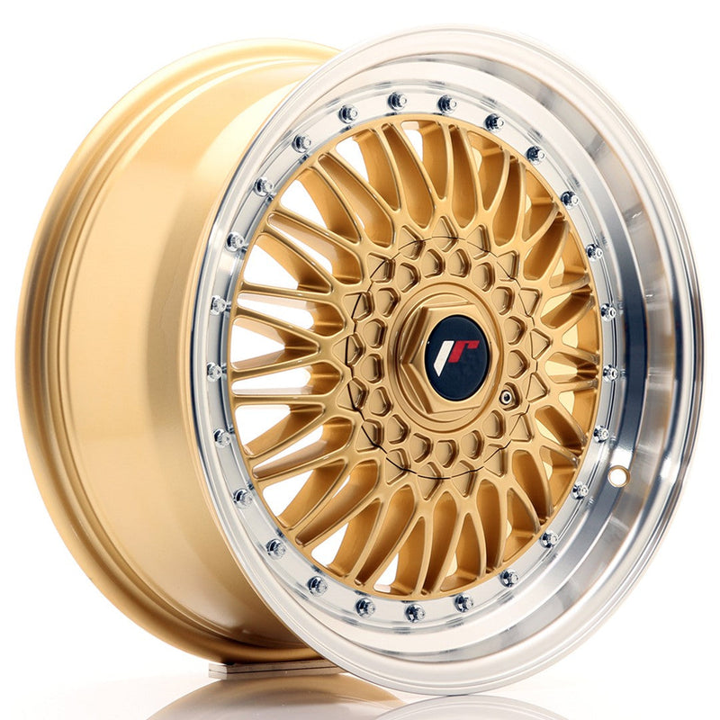 felger-Japan-Racing-JR9-Gold-w/Machined-Lip-17x7.5-BLANK-20-35-74.1mm