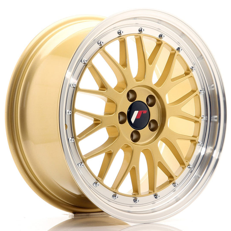 felger-Japan-Racing-JR23-Gold-w/Machined-Lip-18x8.5-5x100-et-35-74.1mm
