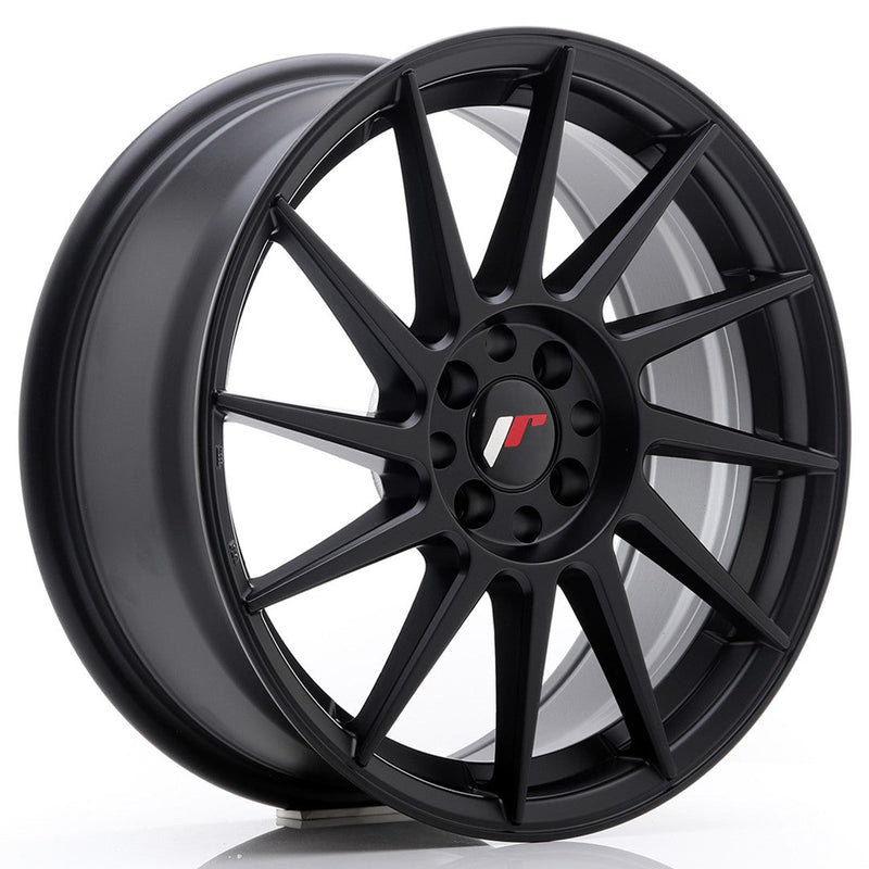 felger-Japan-Racing-JR22-Matt-Black-17x7-4x100/4x108-et-25-73.1mm