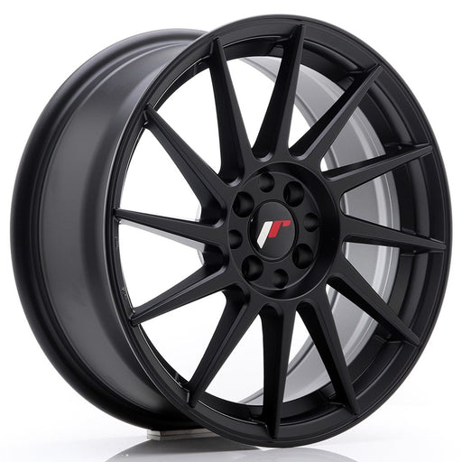 felger-Japan-Racing-JR22-Matt-Black-17x7-4x100/4x108-et-25-73.1mm