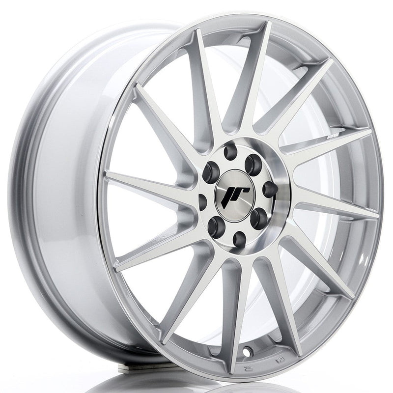 felger-Japan-Racing-JR22-Silver-Machined-Face-17x7-4x100/4x108-et-25-73.1mm