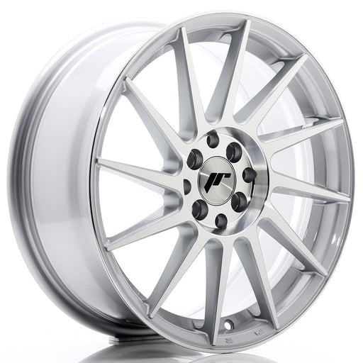 felger-Japan-Racing-JR22-Silver-Machined-Face-17x7-4x100/4x108-et-25-73.1mm