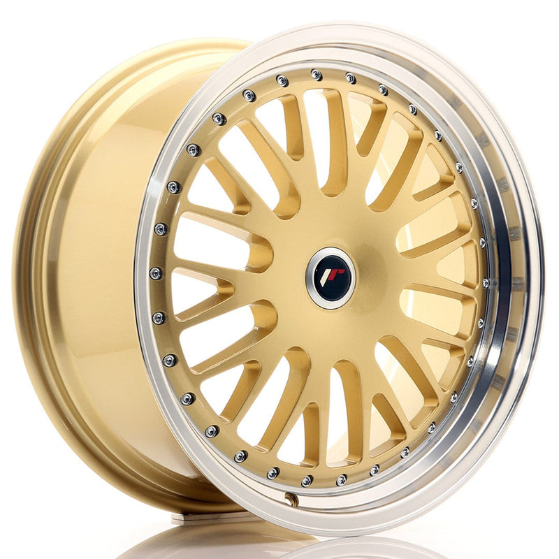 felger-Japan-Racing-JR10-Gold-w/Machined-Lip-19x8.5-BLANK-20-35-74.1mm