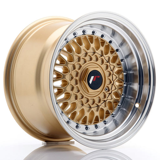 felger-Japan-Racing-JR9-Gold-w/Machined-Lip-15x9-4x100/4x108-et-10-74.1mm