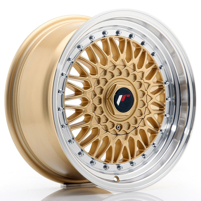 felger-Japan-Racing-JR9-Gold-w/Machined-Lip-16x7.5-BLANK-et-25-74.1mm