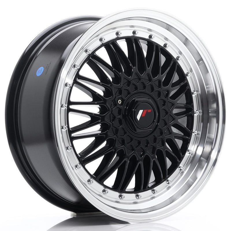 felger-Japan-Racing-JR9-Gloss-Black-w/Machined-Lip-18x8-BLANK-35-40-74.1mm