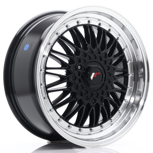 felger-Japan-Racing-JR9-Gloss-Black-w/Machined-Lip-18x8-BLANK-35-40-74.1mm