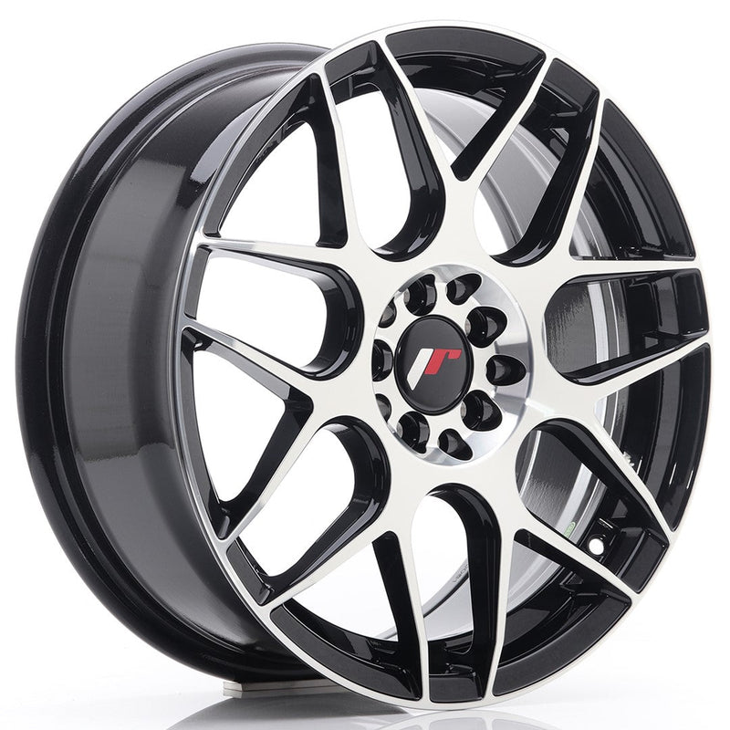 felger-Japan-Racing-JR18-Black-Machined-17x7-4x100/4x114.3-et-40-73.1mm