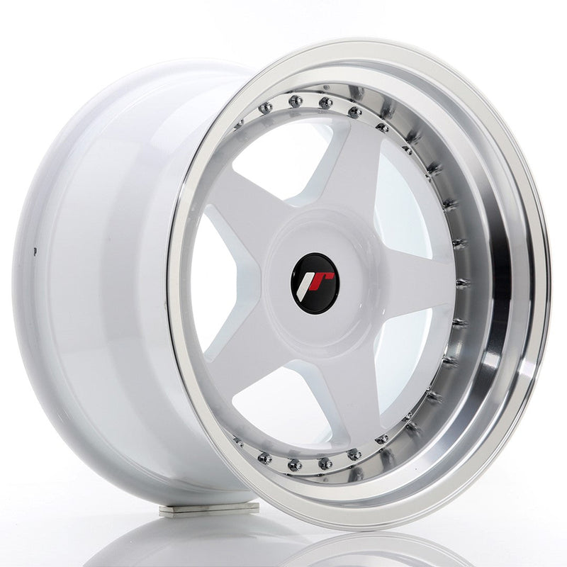 felger-Japan-Racing-JR6-White-w/Machined-Lip-17x10-BLANK-et-20-74.1mm