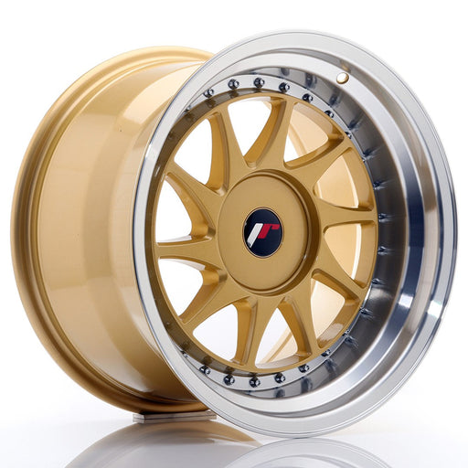 felger-Japan-Racing-JR26-Gold-w/Machined-Lip-17x10-BLANK-20-25-74.1mm