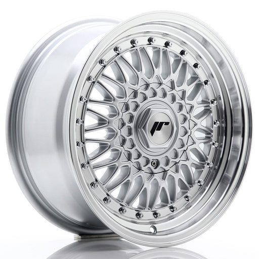 felger-Japan-Racing-JR9-Silver-w/Machined-Lip+Silver-Riv-16x7.5-4x100/4x108-et-25-74.1mm