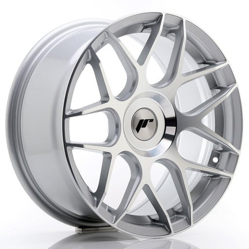 felger-Japan-Racing-JR18-Machined-Silver-17x8-BLANK-25-35-73.1mm