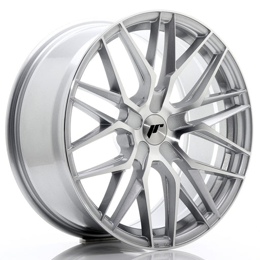 felger-Japan-Racing-JR28-Silver-Machined-Face-19x8.5-BLANK-35-40-74.1mm