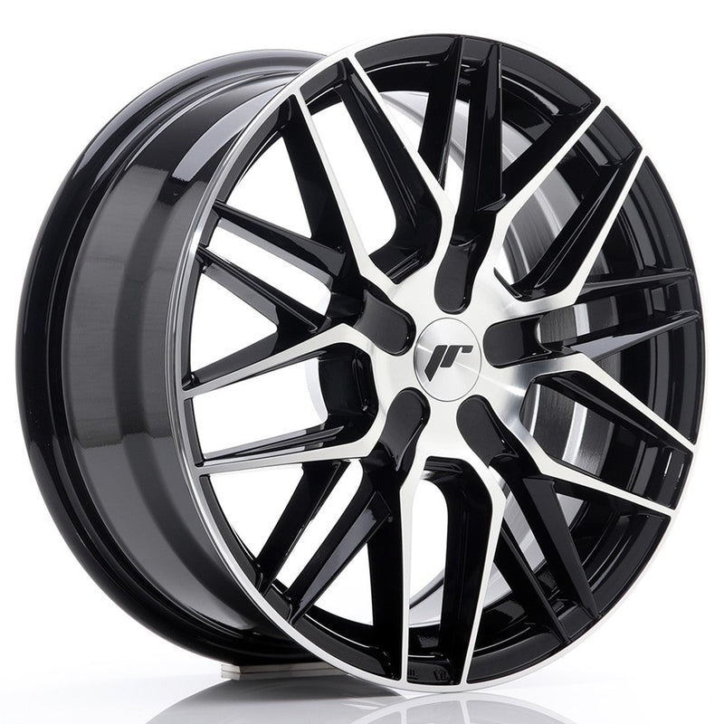 felger-Japan-Racing-JR28-Gloss-Black-Machined-Face-17x8-BLANK-25-40-74.1mm
