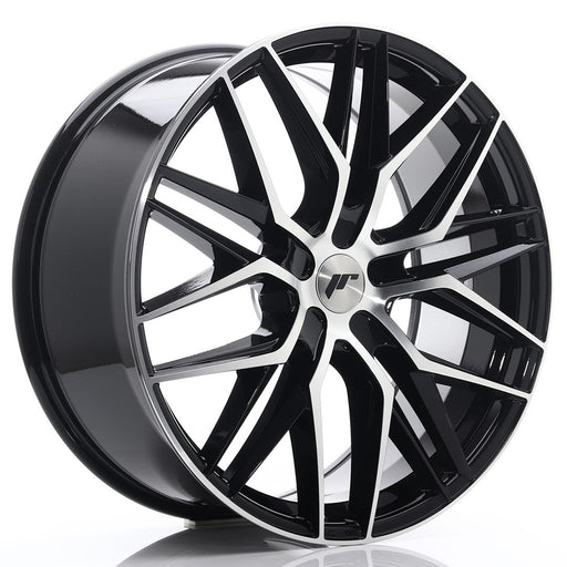 felger-Japan-Racing-JR28-Gloss-Black-Machined-Face-22x9-BLANK-30-45-74.1mm
