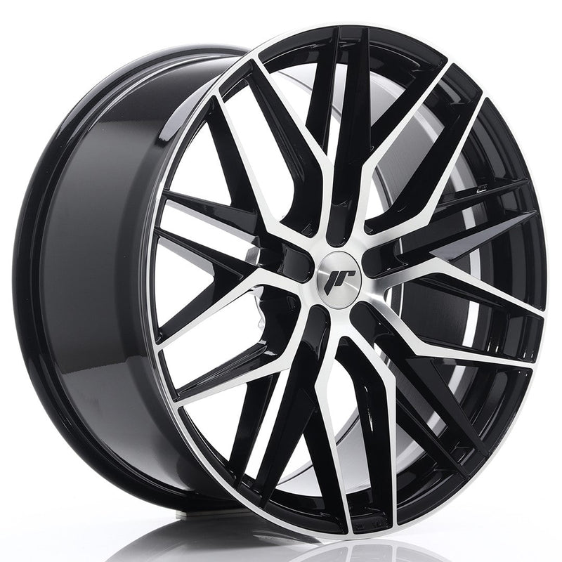 felger-Japan-Racing-JR28-Gloss-Black-Machined-Face-22x10.5-BLANK-15-50-74.1mm