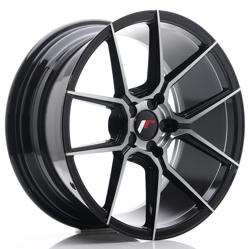 felger-Japan-Racing-JR30-Black-Brushed-w/Tinted-Face-18x8.5-BLANK-20-40-74.1mm
