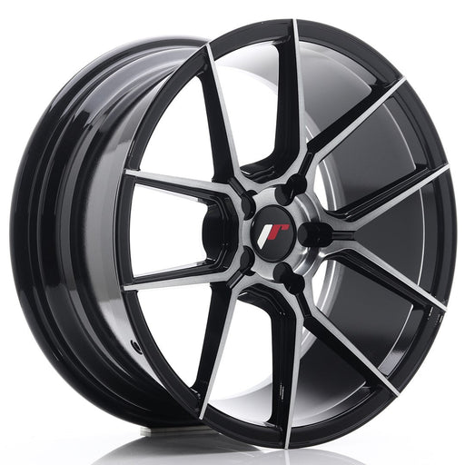 felger-Japan-Racing-JR30-Black-Brushed-w/Tinted-Face-18x8.5-BLANK-20-40-74.1mm