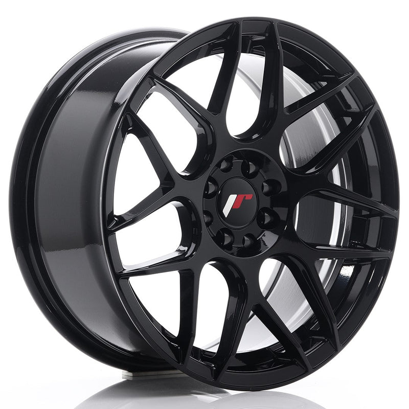 felger-Japan-Racing-JR18-Glossy-Black-17x8-4x100/4x108-et-25-73.1mm