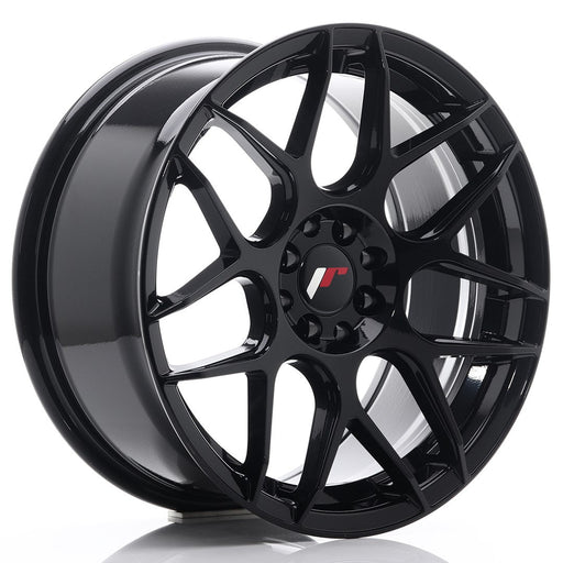 felger-Japan-Racing-JR18-Glossy-Black-17x8-4x100/4x108-et-25-73.1mm
