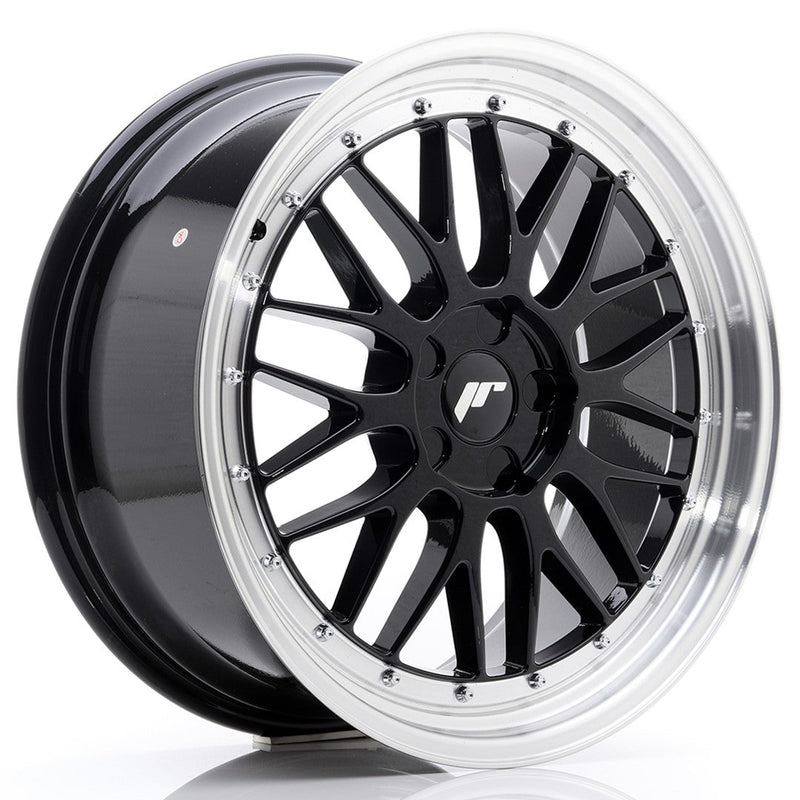 felger-Japan-Racing-JR23-Gloss-Black-w/Machined-Lip-19x8.5-BLANK-20-50-74.1mm