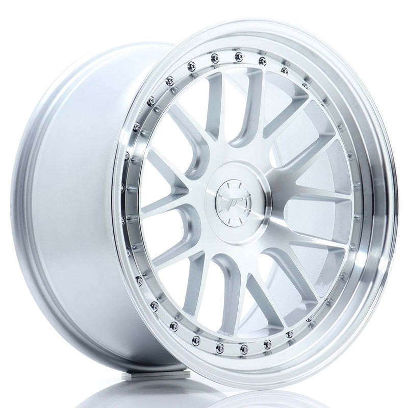 felger-Japan-Racing-JR40-Silver-Machined-Face-19x9.5-BLANK-15-30-72.6mm