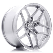 Concaver-CVR5-Brushed-Titanium-20x9-BLANK-72.6mm-Felger-wheels-rims-Silver